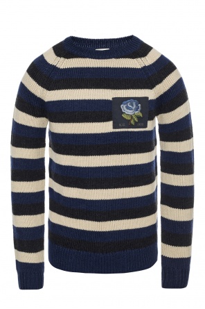Striped braided sweater, zdjęcie 1 Striped braided sweater od Kent & Curwen